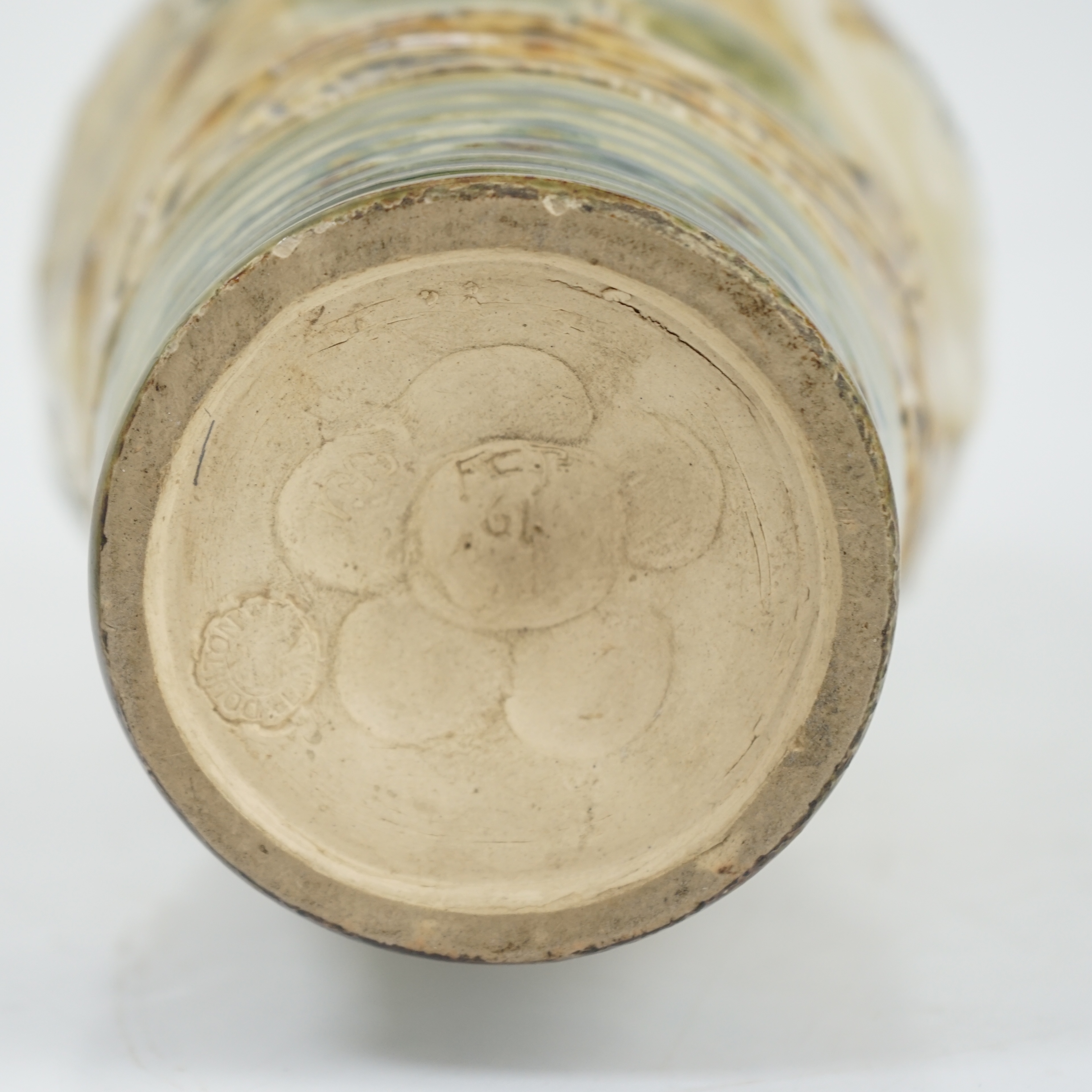 Francis Pope for Doulton Lambeth, a stoneware vase